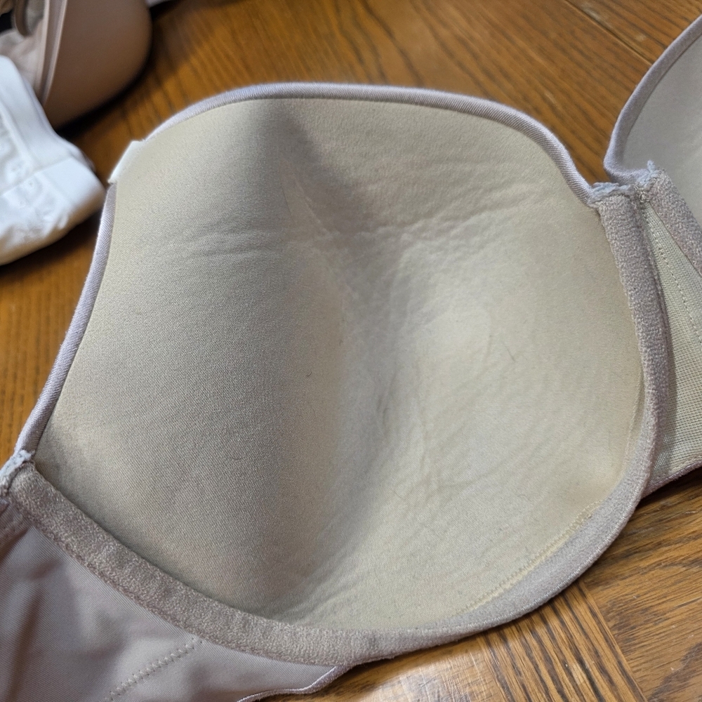 Lane Bryant Cacique Nude Smoothing Balconette Bra Size 42DD - Picture 7 of 10